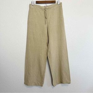 Coldwater Creek. Wide Leg Silk-Linen Pants.  Sz 10-12